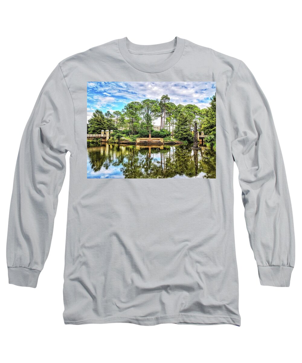 Park Long Sleeve T-Shirt featuring the photograph City Park by Portia Olaughlin