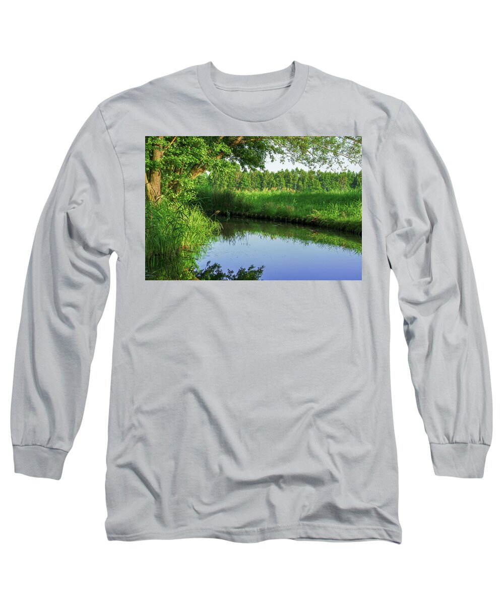 Spreewald Long Sleeve T-Shirt featuring the photograph Late summer in the Spreewald by Sun Travels
