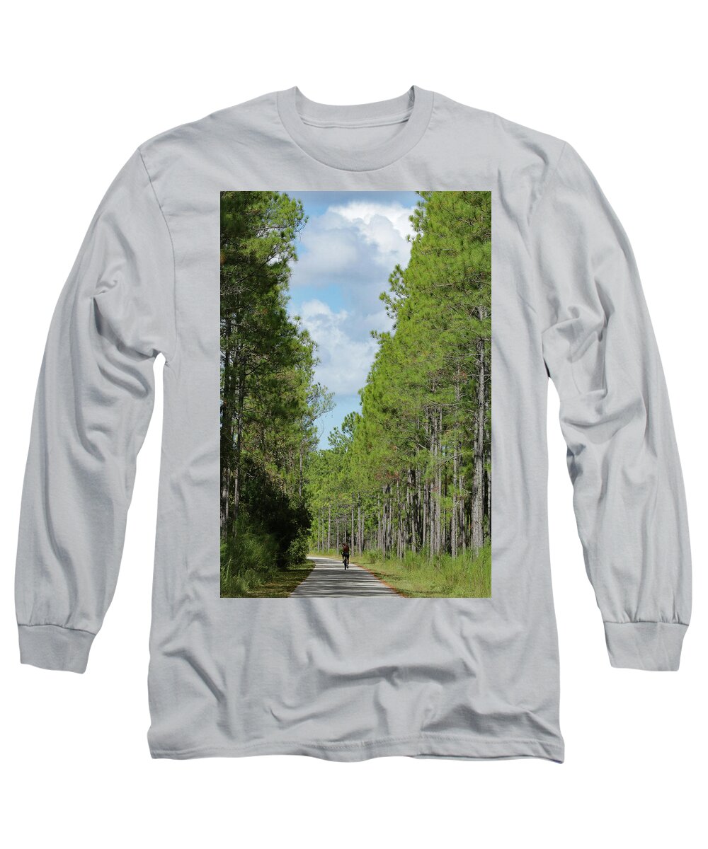 Bike Long Sleeve T-Shirt featuring the photograph Morning Ride by Rick Redman