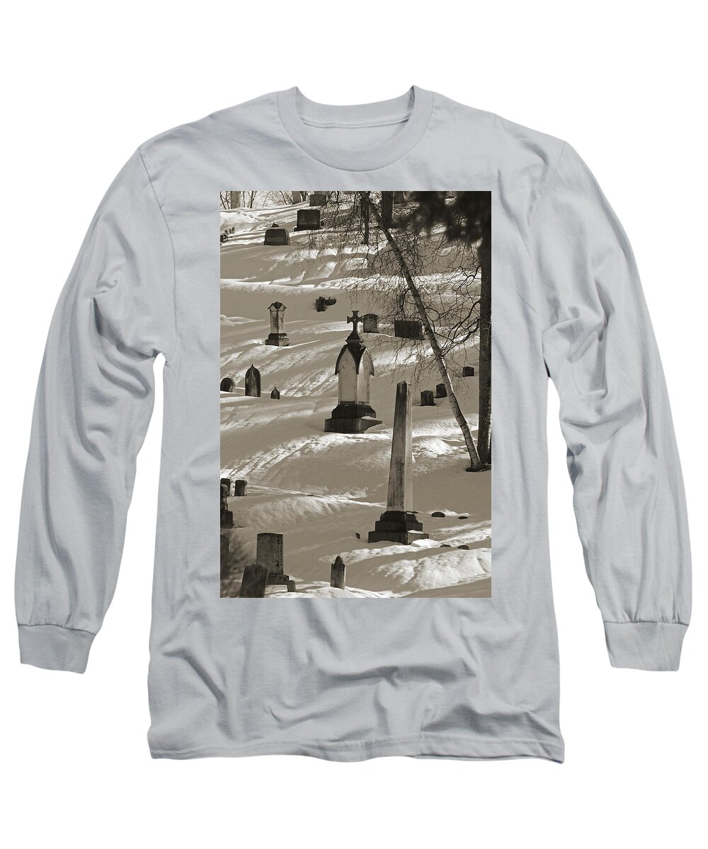Mount Hope Cemetery Long Sleeve T-Shirt featuring the photograph Mount Hope Cetemery by Cindi Ressler