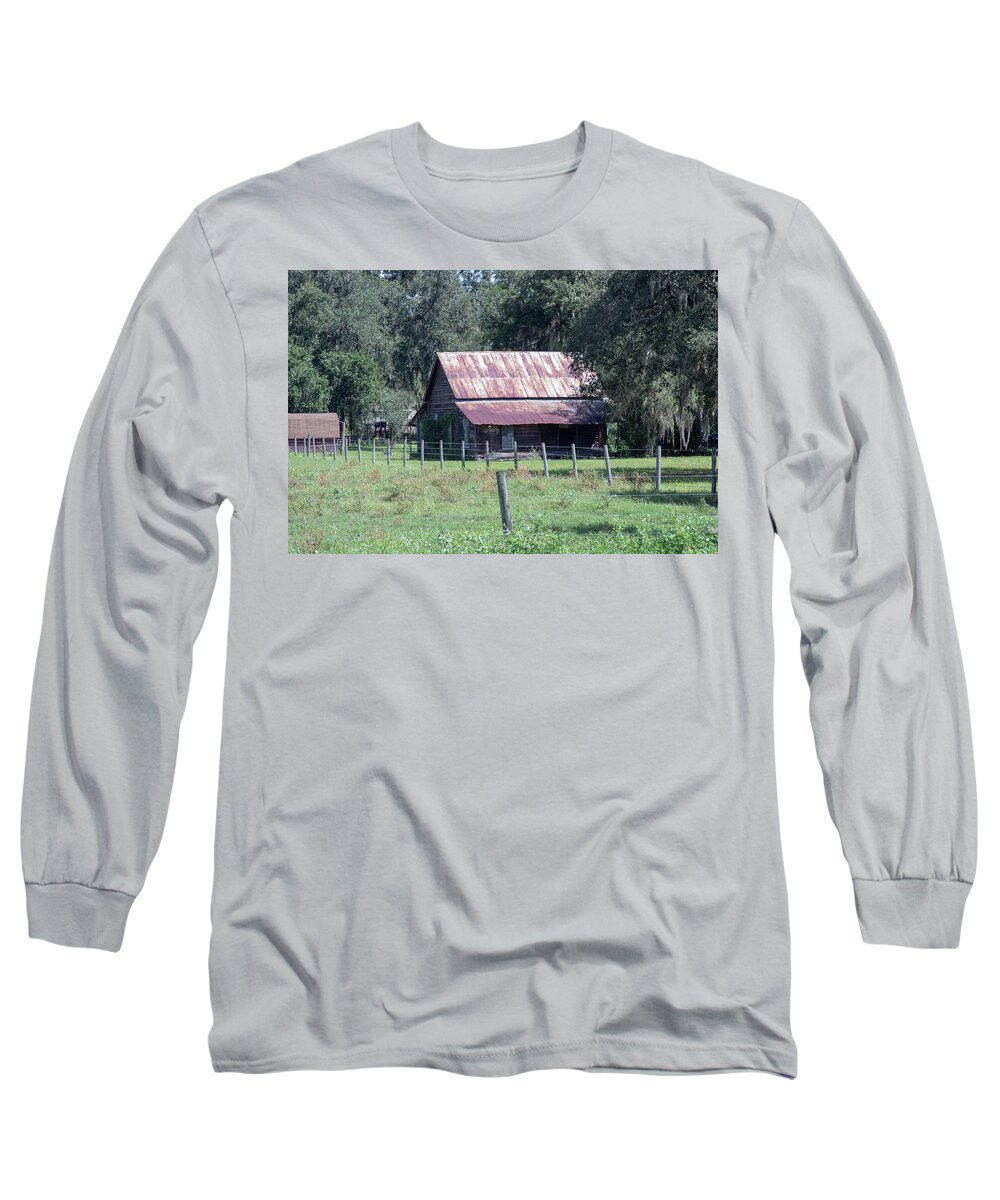 Florida Long Sleeve T-Shirt featuring the photograph Old Florida Homestead by Rick Redman