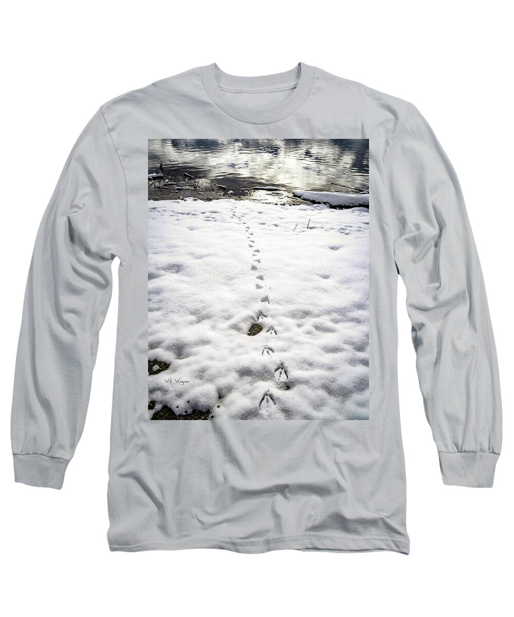 Arizona Long Sleeve T-Shirt featuring the photograph Out of the Lake by Will Wagner