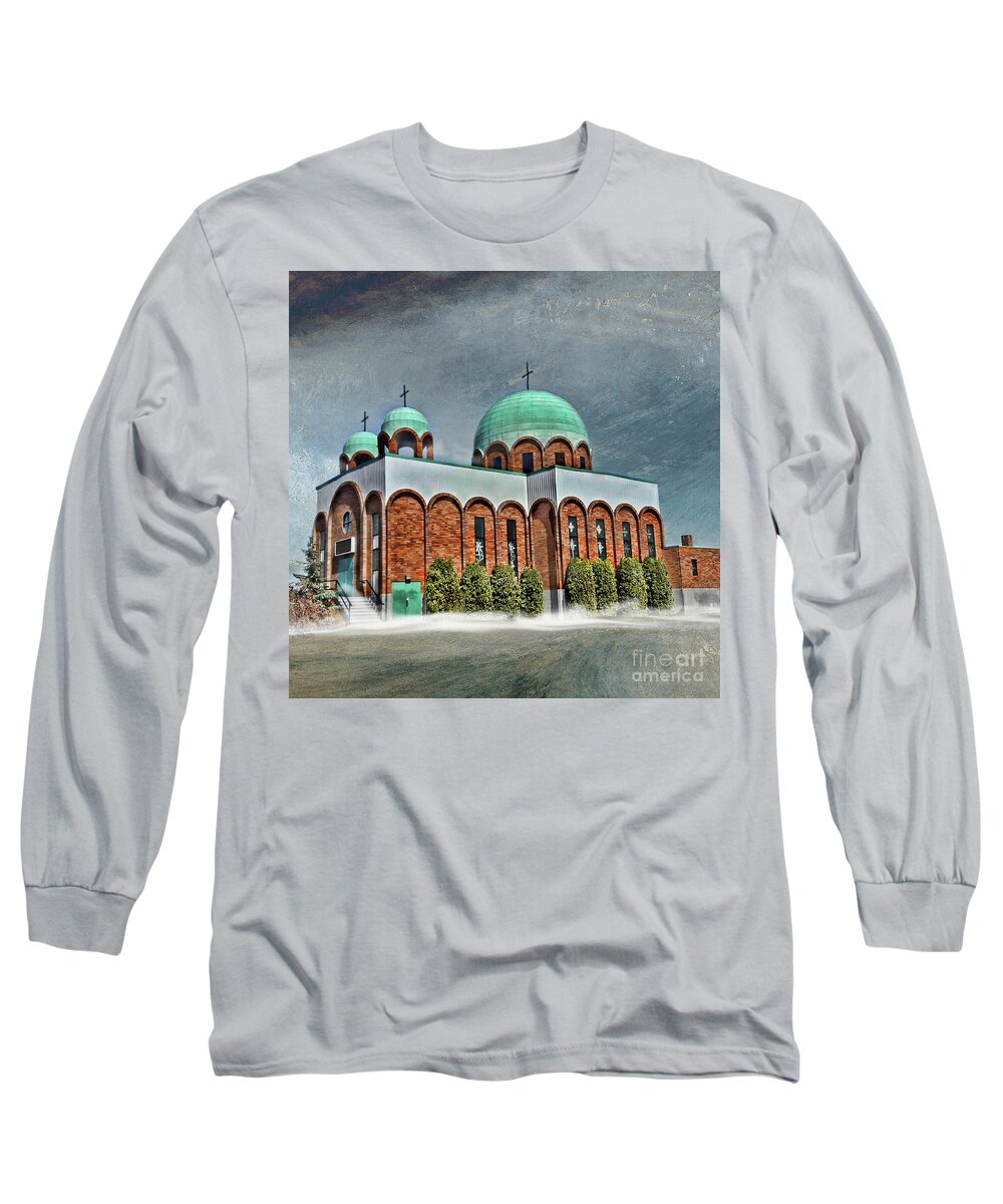 Church Long Sleeve T-Shirt featuring the photograph Place of Worship by Vivian Martin