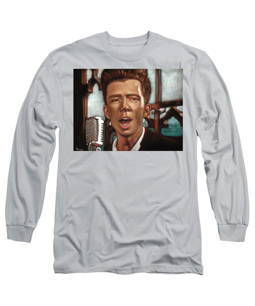 Rick Astley portrait Rickrolling rick-roll Never Gonna Give You Up Kids  T-Shirt by Argo - Pixels