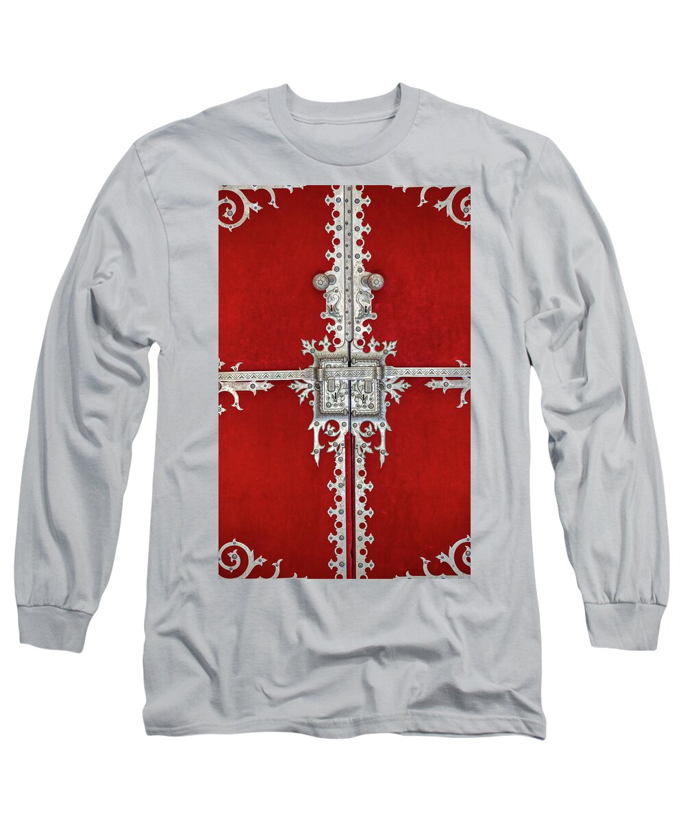 Door Long Sleeve T-Shirt featuring the photograph Royal Door of Sintra by David Letts