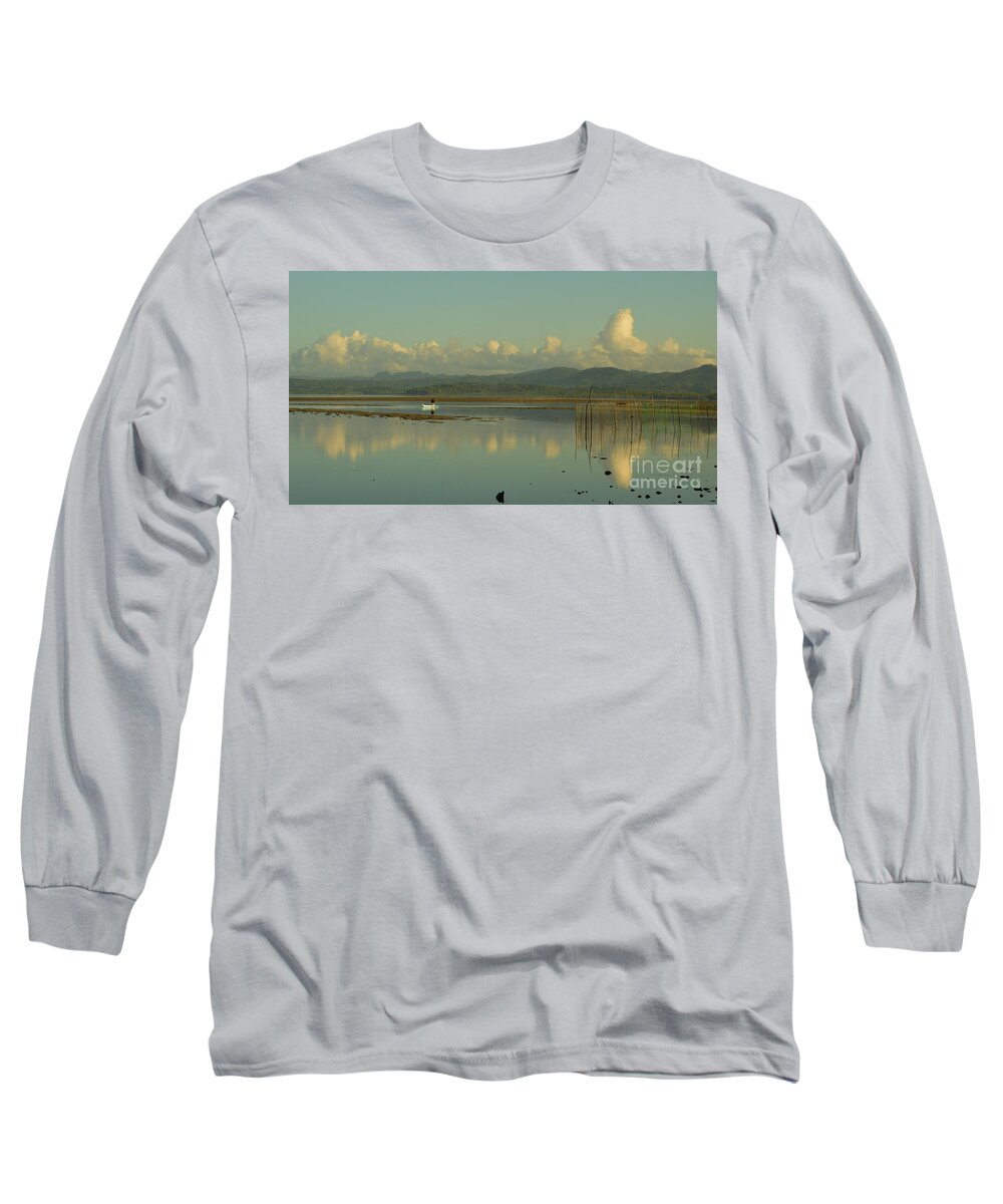 Sea Long Sleeve T-Shirt featuring the photograph Satori morning by Yavor Mihaylov
