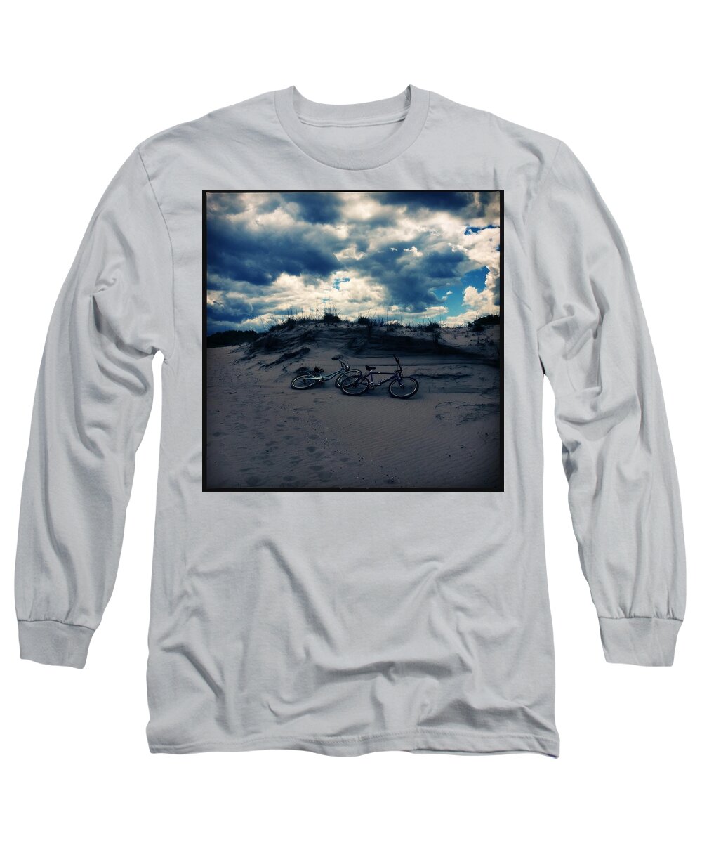 Bikes Long Sleeve T-Shirt featuring the photograph Siblings by Lisa Burbach
