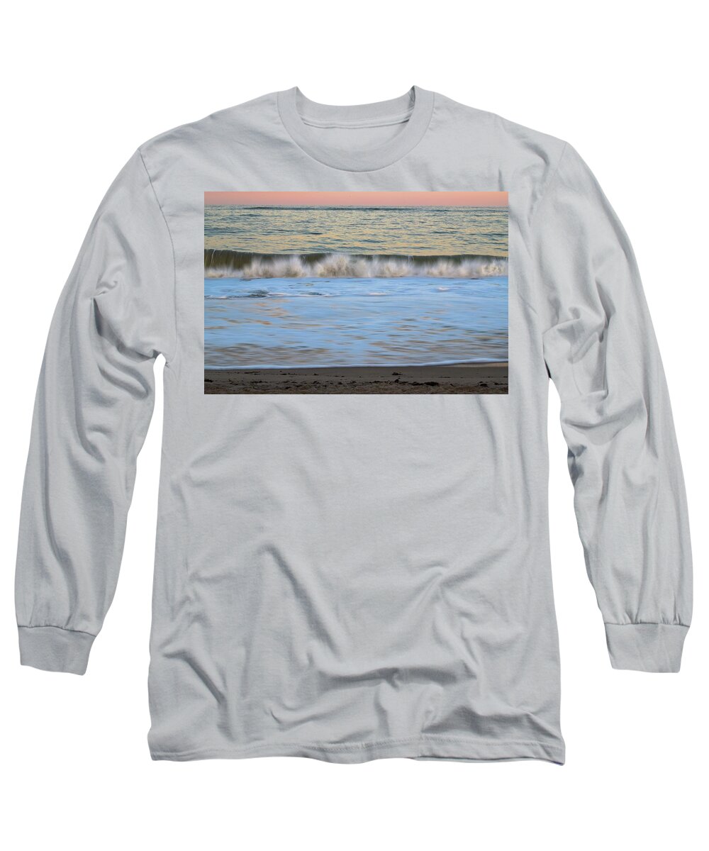 Wave Long Sleeve T-Shirt featuring the photograph Sunset Wave 6 Vero Beach Florida by T Lynn Dodsworth
