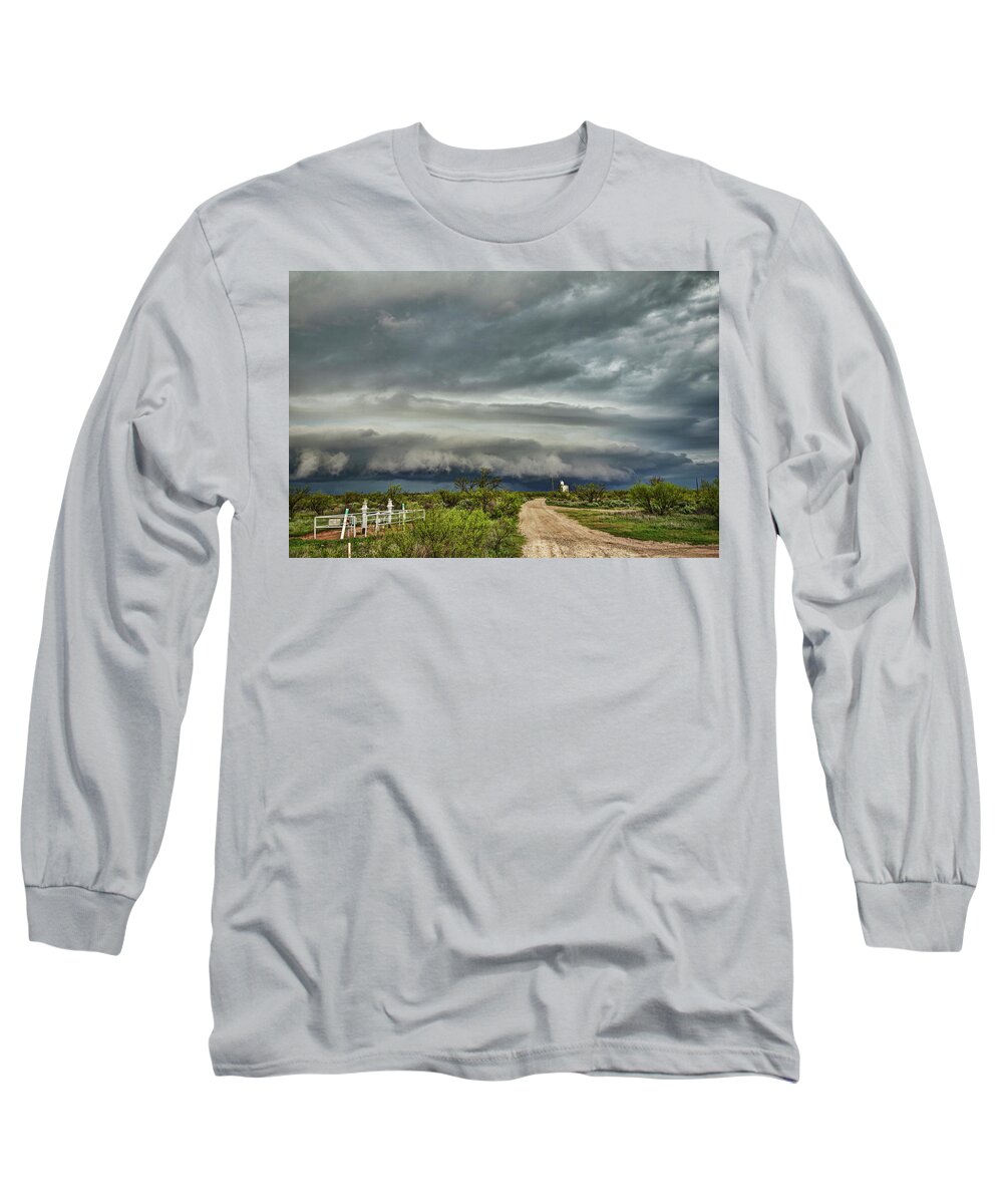 Texas Long Sleeve T-Shirt featuring the photograph Texas Beast by Ryan Crouse