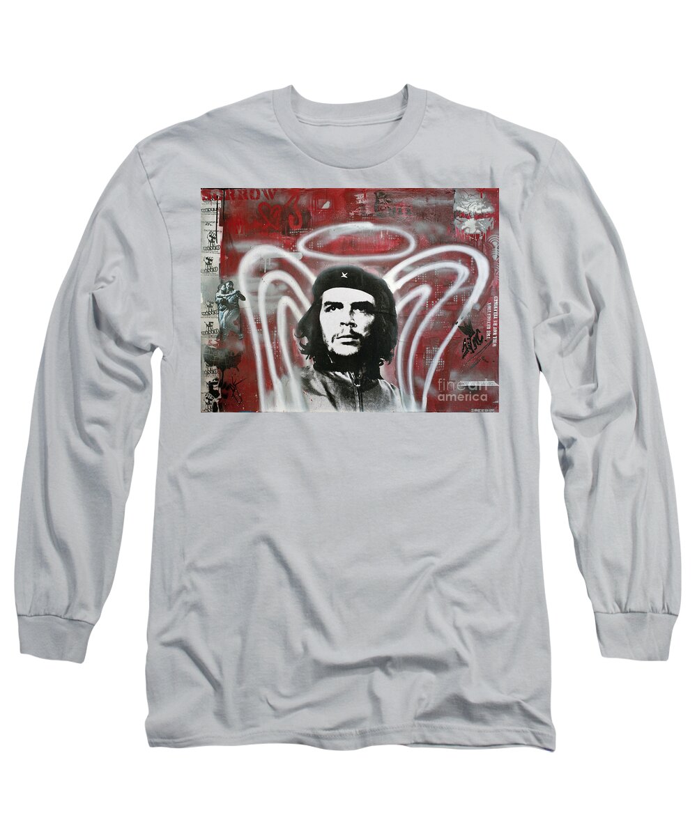  Long Sleeve T-Shirt featuring the mixed media The Revolution Company USA by SORROW Gallery