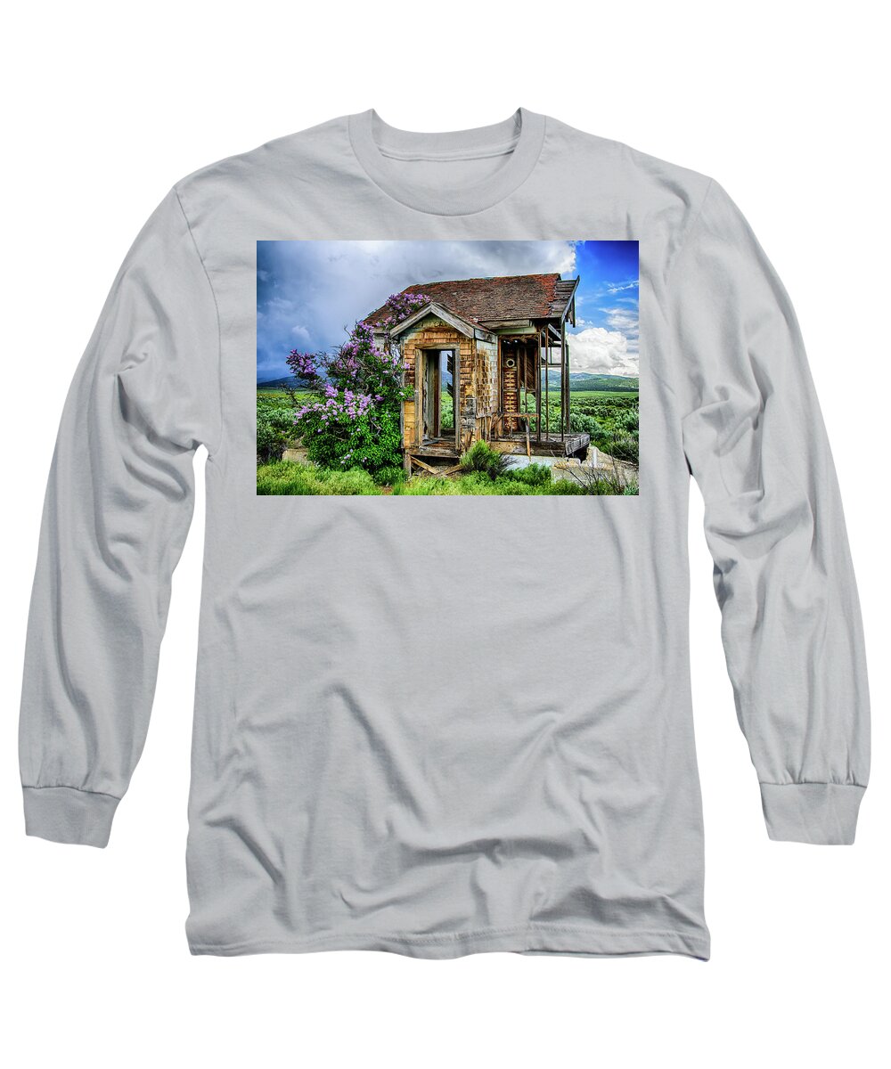 Fine Art Long Sleeve T-Shirt featuring the photograph Lonely Lilacs #1 by Bryan Carter