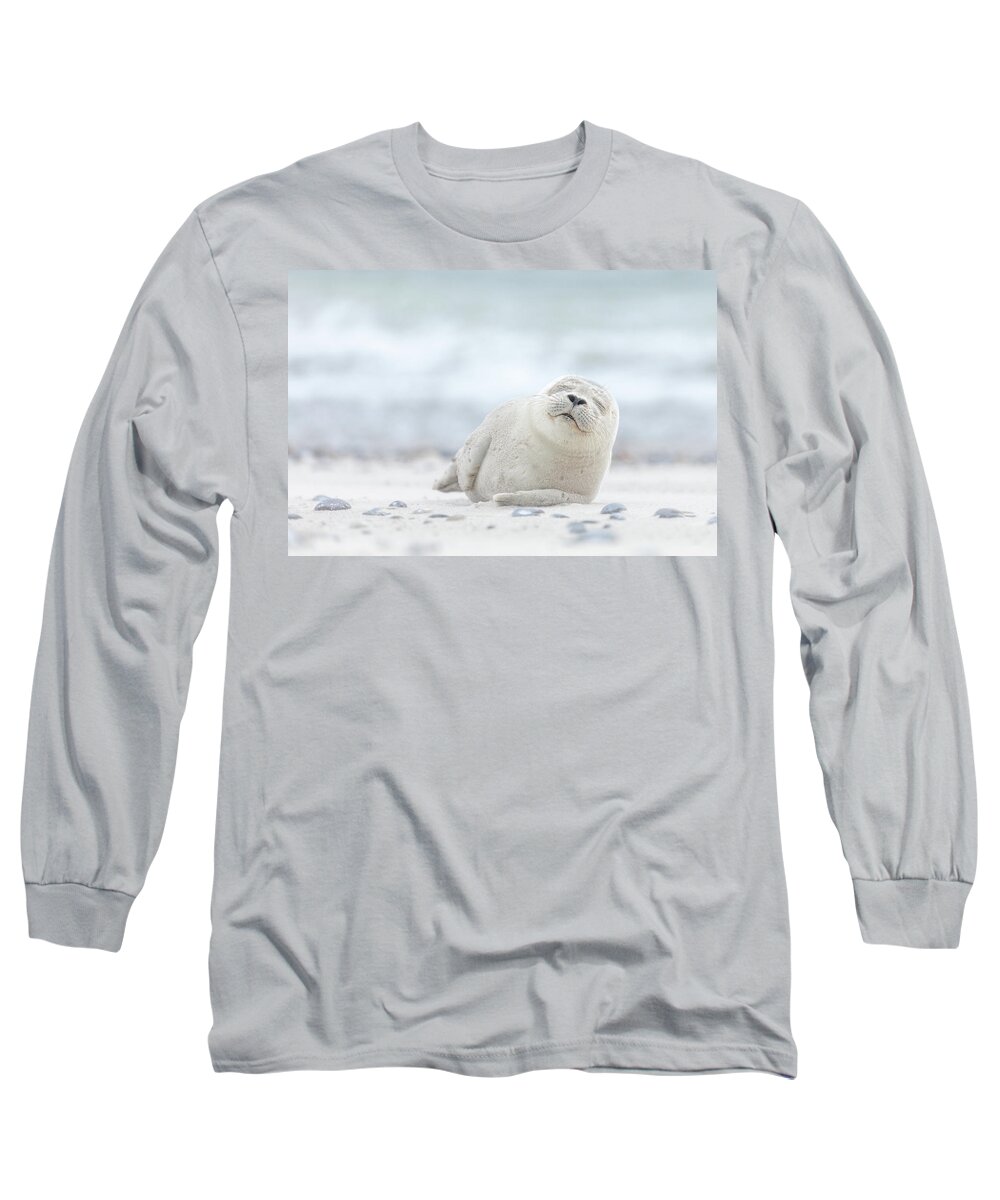 Smile Long Sleeve T-Shirt featuring the photograph Smile #1 by Erika Valkovicova