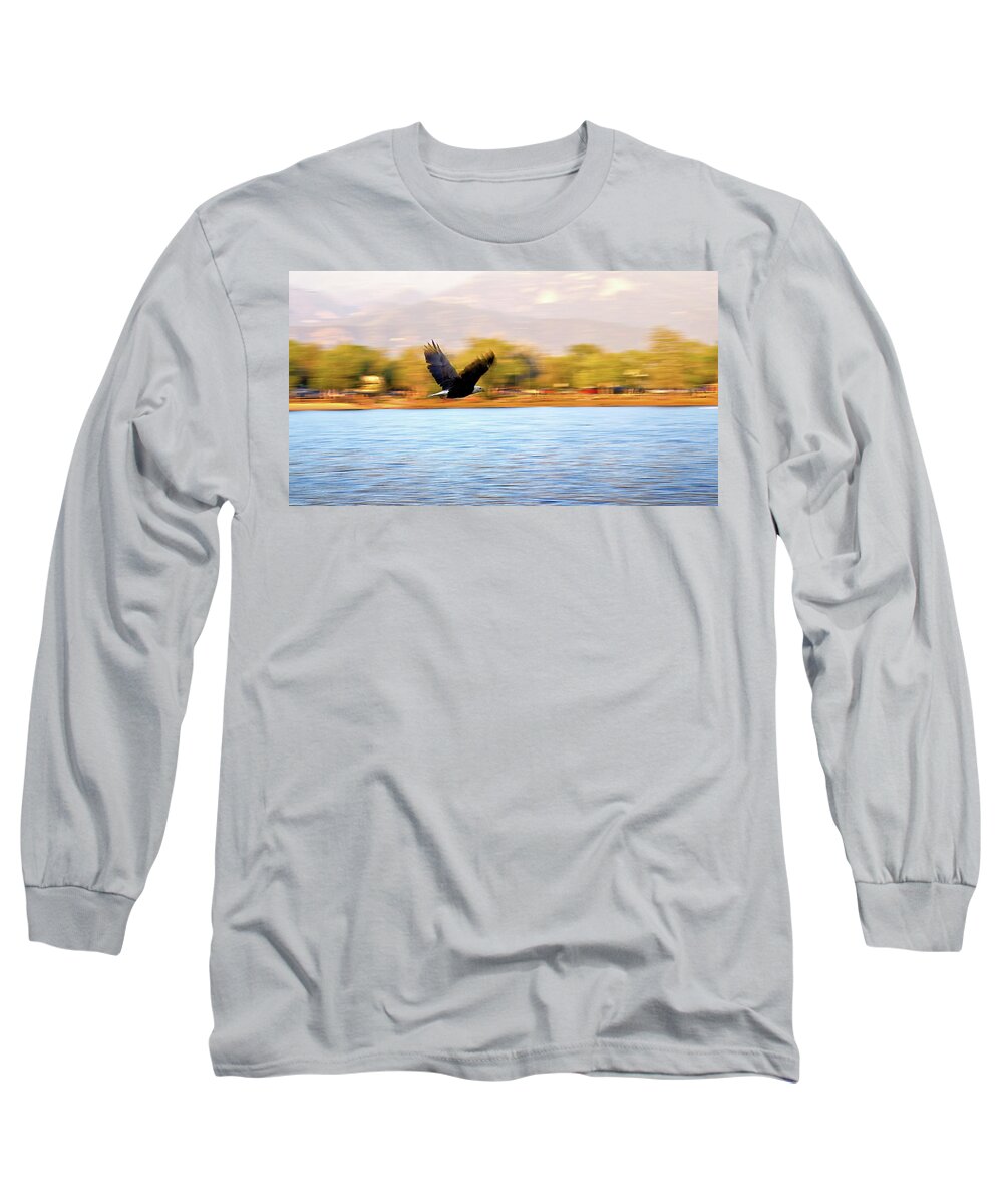 Bald Eagle Long Sleeve T-Shirt featuring the photograph Bald Eagle by Bob Falcone