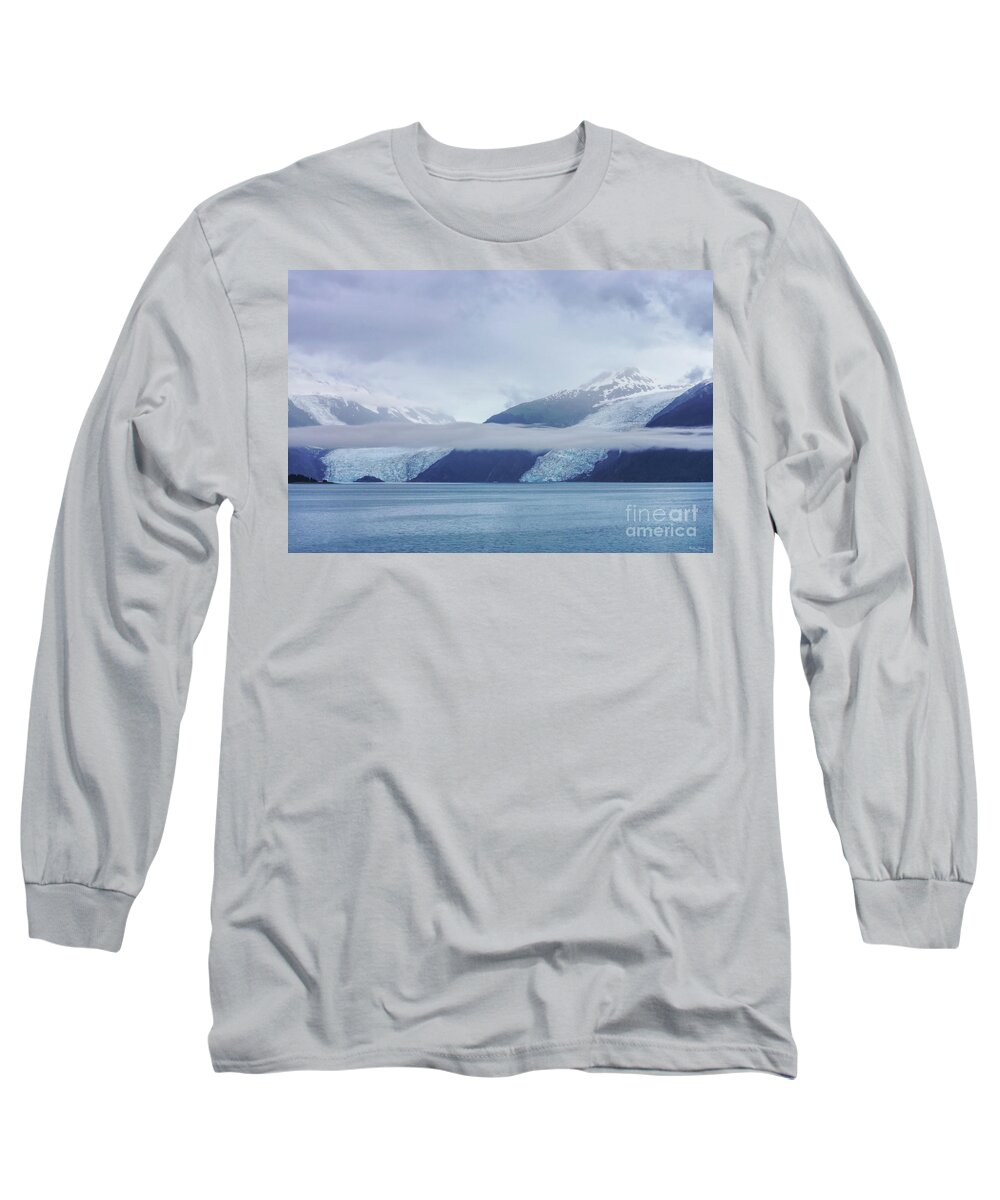 Alaska Long Sleeve T-Shirt featuring the photograph Blue Escape in Alaska by Jennifer White