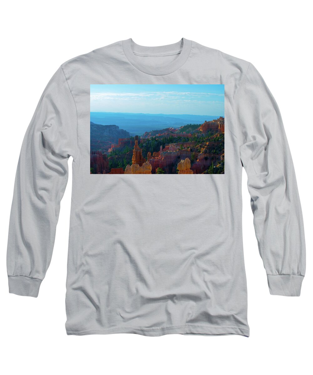 Canyon Long Sleeve T-Shirt featuring the photograph Bryce Canyon Hills by Gordon Sarti