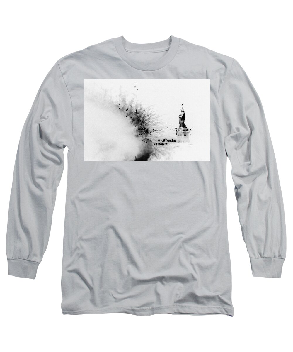 Night Long Sleeve T-Shirt featuring the photograph I'm Still Standing #2 by Alina Oswald
