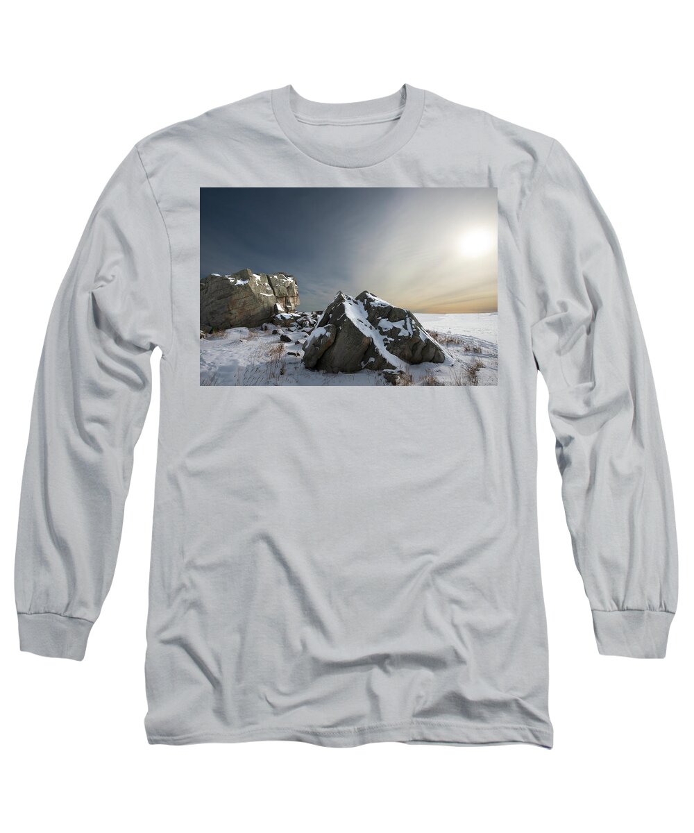 2019-11-07 Long Sleeve T-Shirt featuring the photograph Glacial Erratic 02 by Phil And Karen Rispin