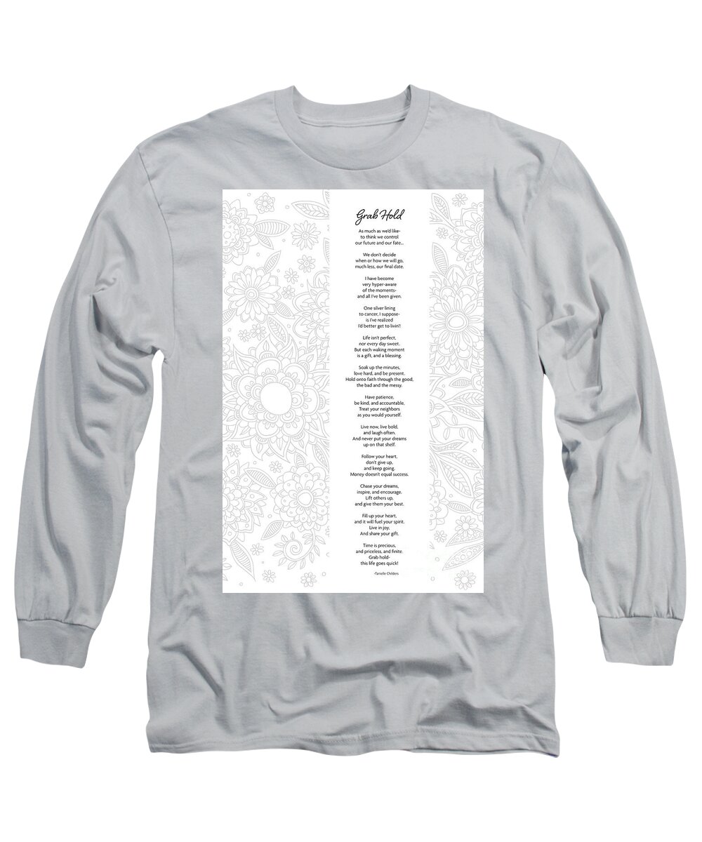 Grab Hold Long Sleeve T-Shirt featuring the digital art Grab Hold by Tanielle Childers