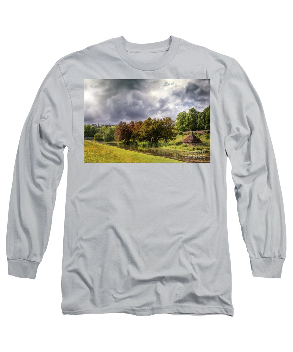 Scotland Long Sleeve T-Shirt featuring the photograph Hercules Garden, Blair Castle by Kype Hills