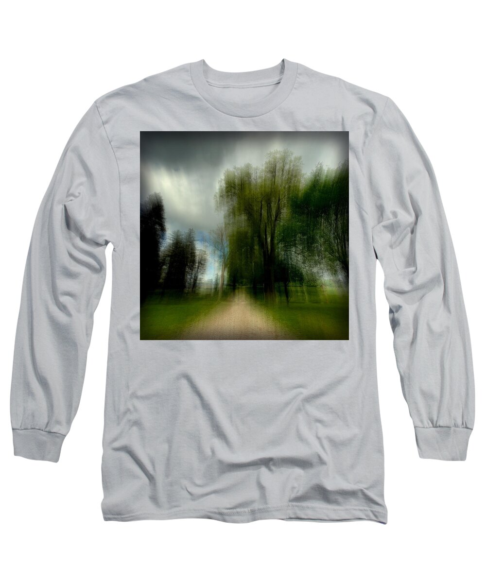 Forest Path Long Sleeve T-Shirt featuring the photograph Jenkins Impressions by Linnie Greenberg