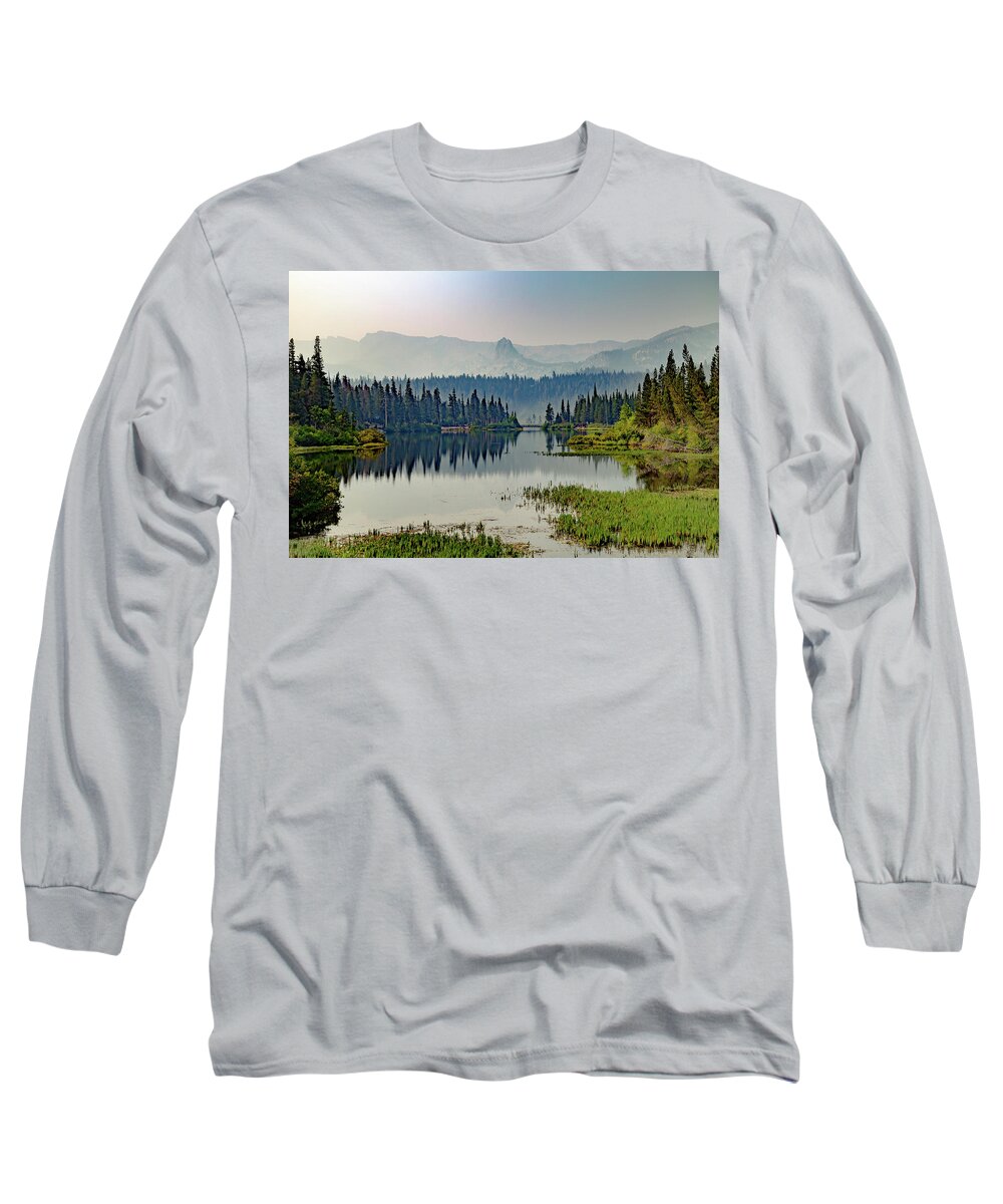 Mammoth Lakes Long Sleeve T-Shirt featuring the photograph Mammoth Lakes Basin by Cindy Robinson