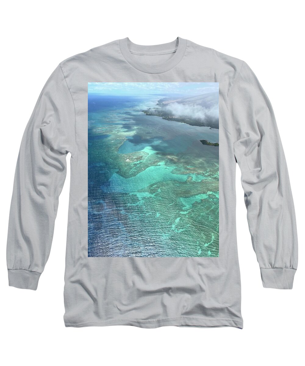 Photograph Long Sleeve T-Shirt featuring the photograph Molokai Island Reef by Beverly Read