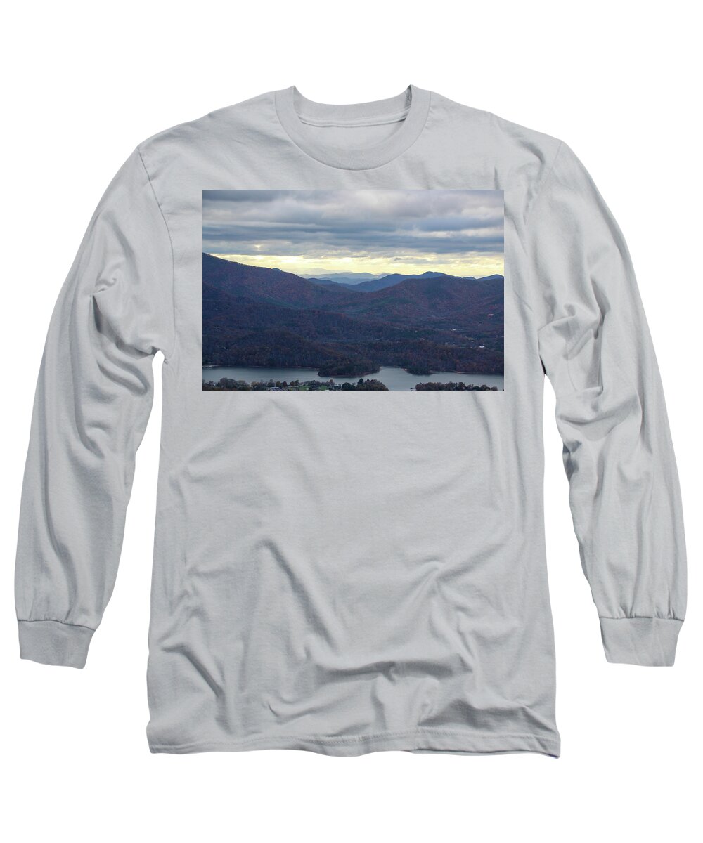 Lake Long Sleeve T-Shirt featuring the photograph Mountain Lakes by Richie Parks