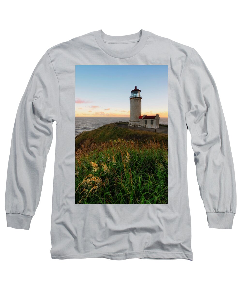 North Head Lighthouse Long Sleeve T-Shirt featuring the photograph North Head Sunrise by Ryan Manuel