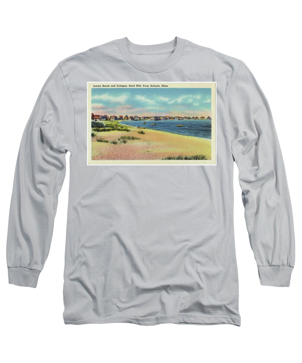  Long Sleeve T-Shirt featuring the digital art Postcard12 by Cindy Greenstein