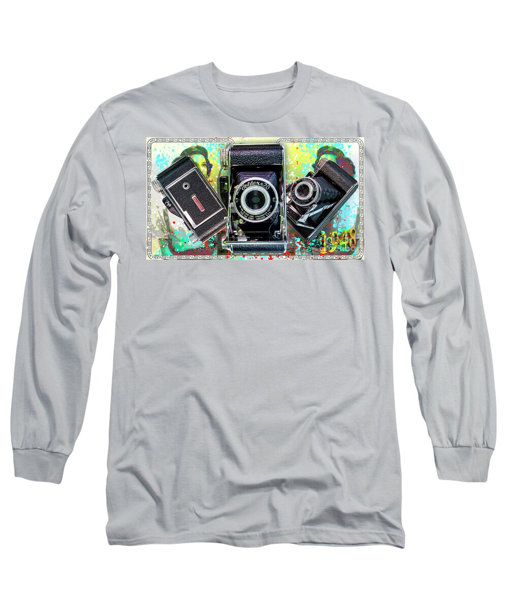 Kodak Long Sleeve T-Shirt featuring the digital art Pro-tak Foldex 20 by Anthony Ellis