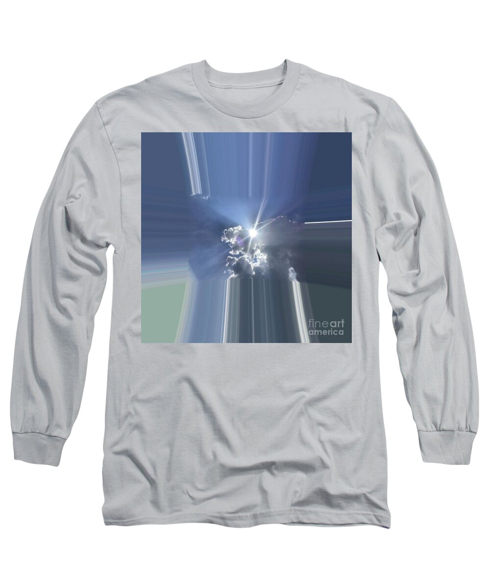Clouds Long Sleeve T-Shirt featuring the photograph Sparkle cloud by Catherine Wilson