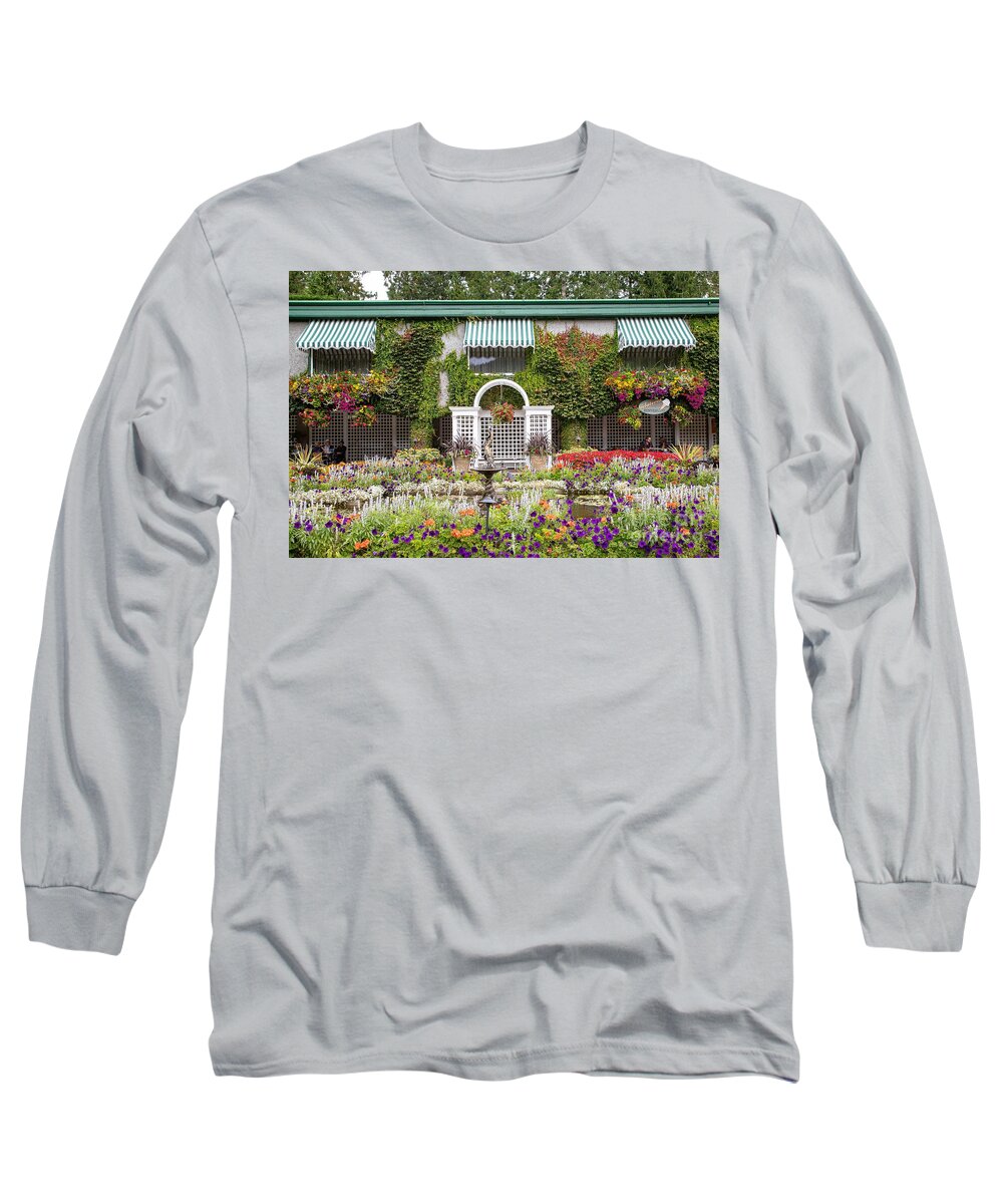 2019 Garden Long Sleeve T-Shirt featuring the photograph Splendid Garden View by Marilyn Cornwell