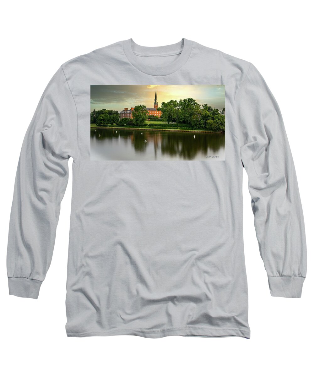 St. Mary's Long Sleeve T-Shirt featuring the photograph St Mary's by Walt Baker