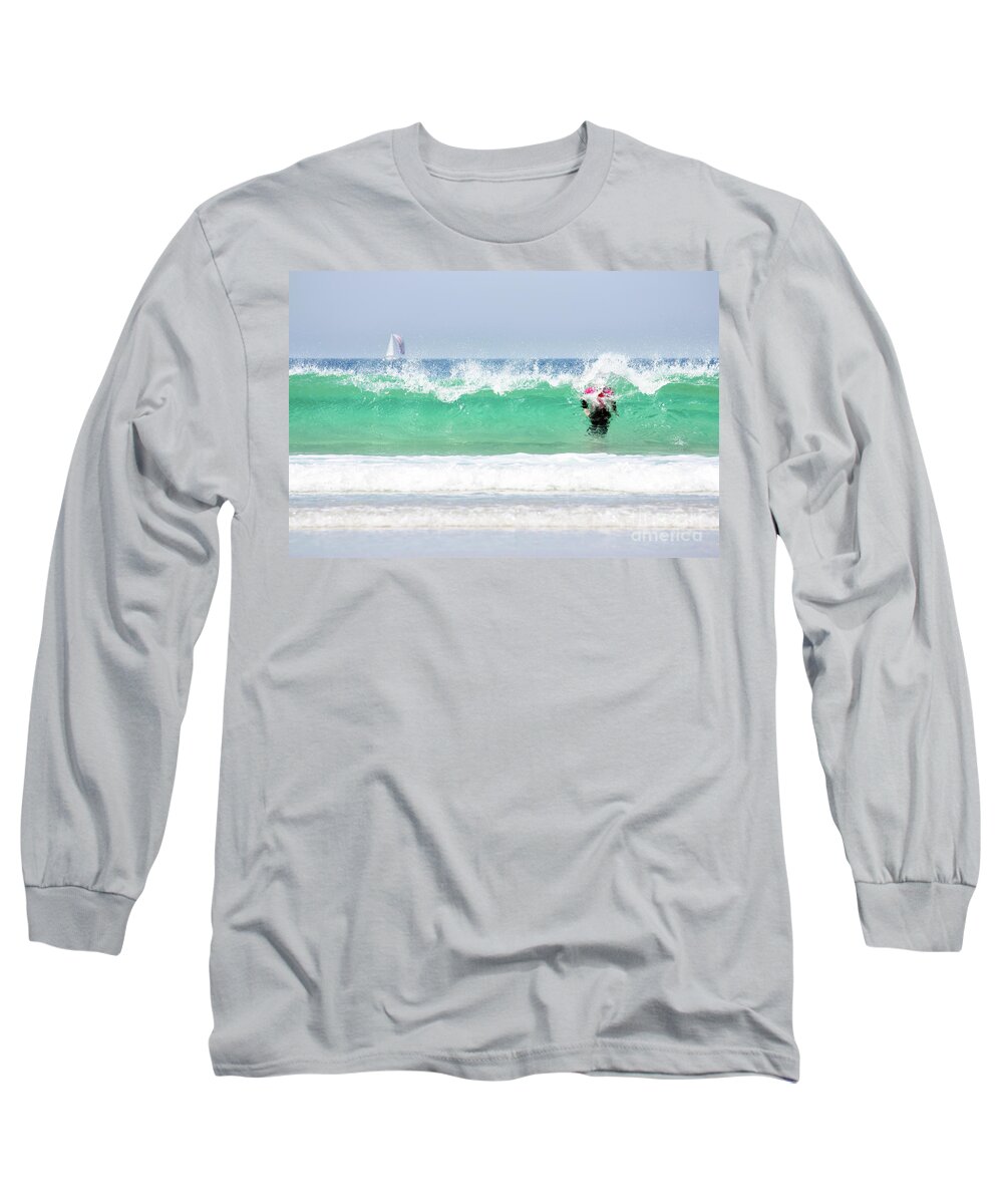 Cornwall Long Sleeve T-Shirt featuring the photograph The Little Mermaid by Terri Waters