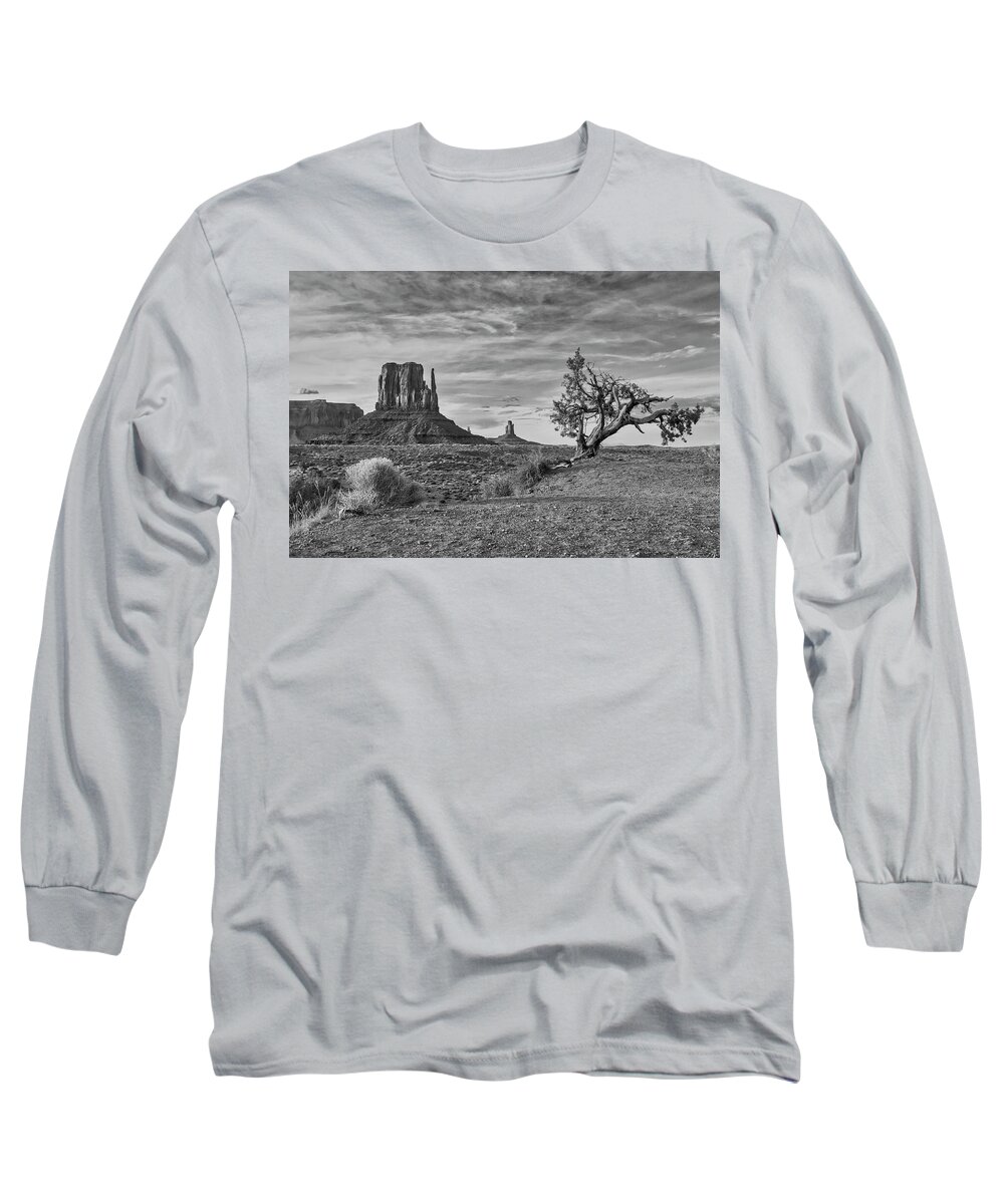 Monument Valley Long Sleeve T-Shirt featuring the photograph The West Mitten by Jurgen Lorenzen