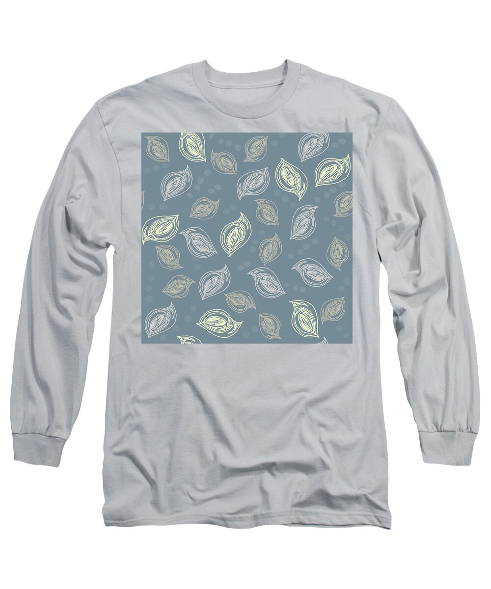 Tribal Long Sleeve T-Shirt featuring the digital art Tribal Paisley Print by Sand And Chi
