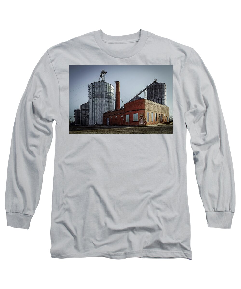 Abandoned Long Sleeve T-Shirt featuring the photograph Vintage Art Deco Influence by Mike Schaffner