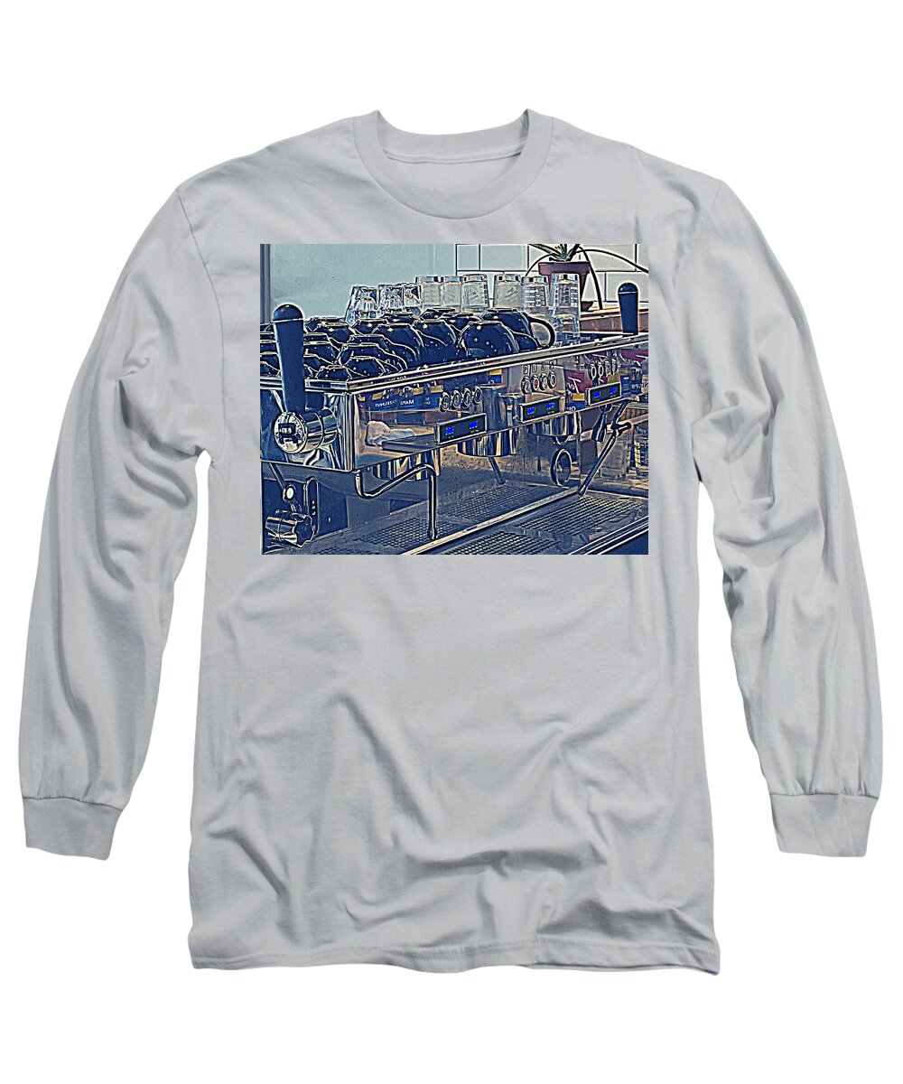 Coffee Long Sleeve T-Shirt featuring the photograph Wake Up 3 by Lee Darnell