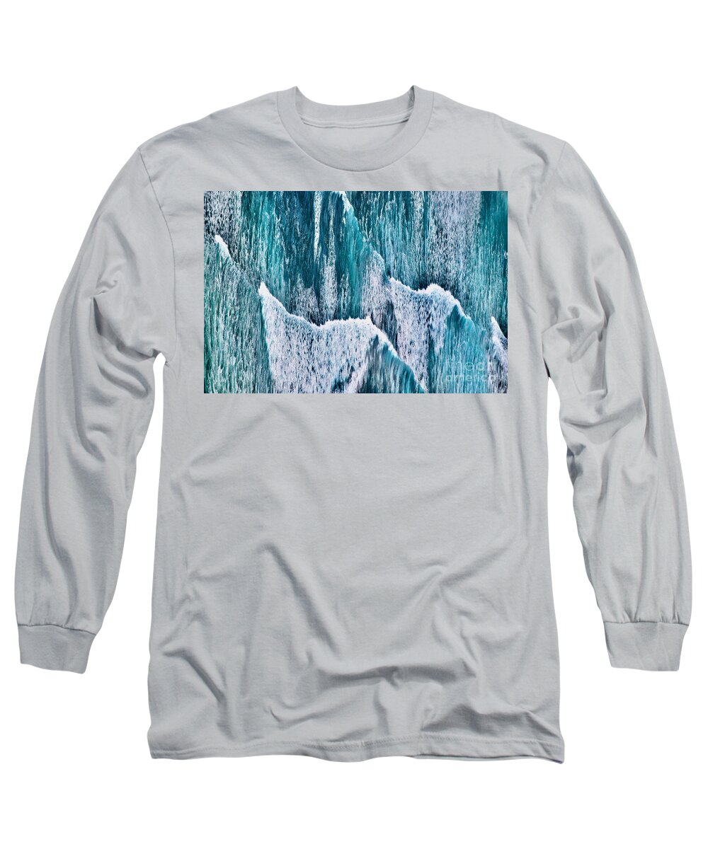 Hawaii Long Sleeve T-Shirt featuring the photograph Wave Precipice by Debra Banks