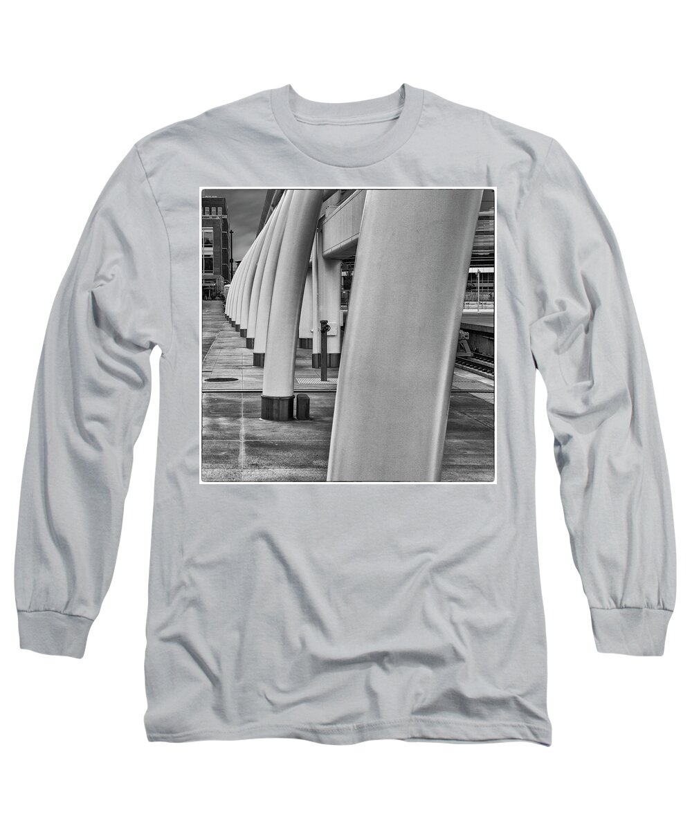 Architecture Long Sleeve T-Shirt featuring the photograph Whale Ribs by Tony Locke