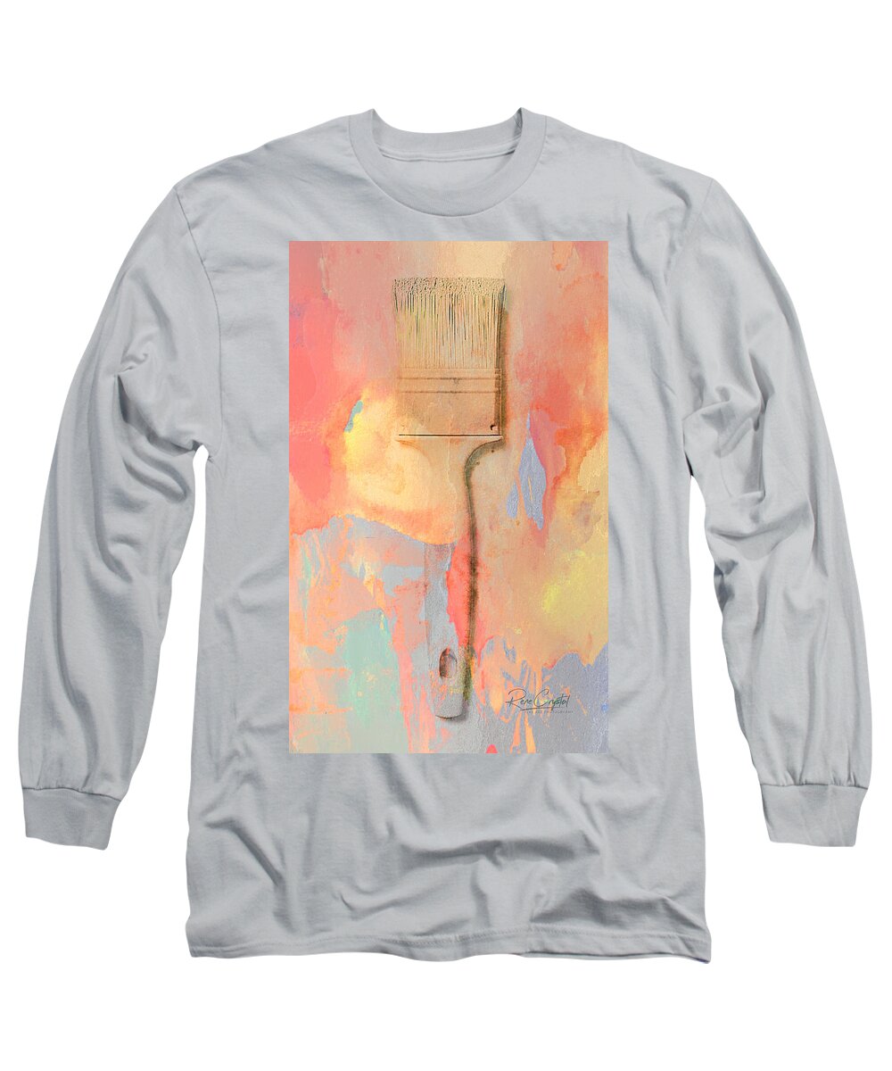 Paintbrush Long Sleeve T-Shirt featuring the photograph Where The Hell Is My Paintbrush? by Rene Crystal
