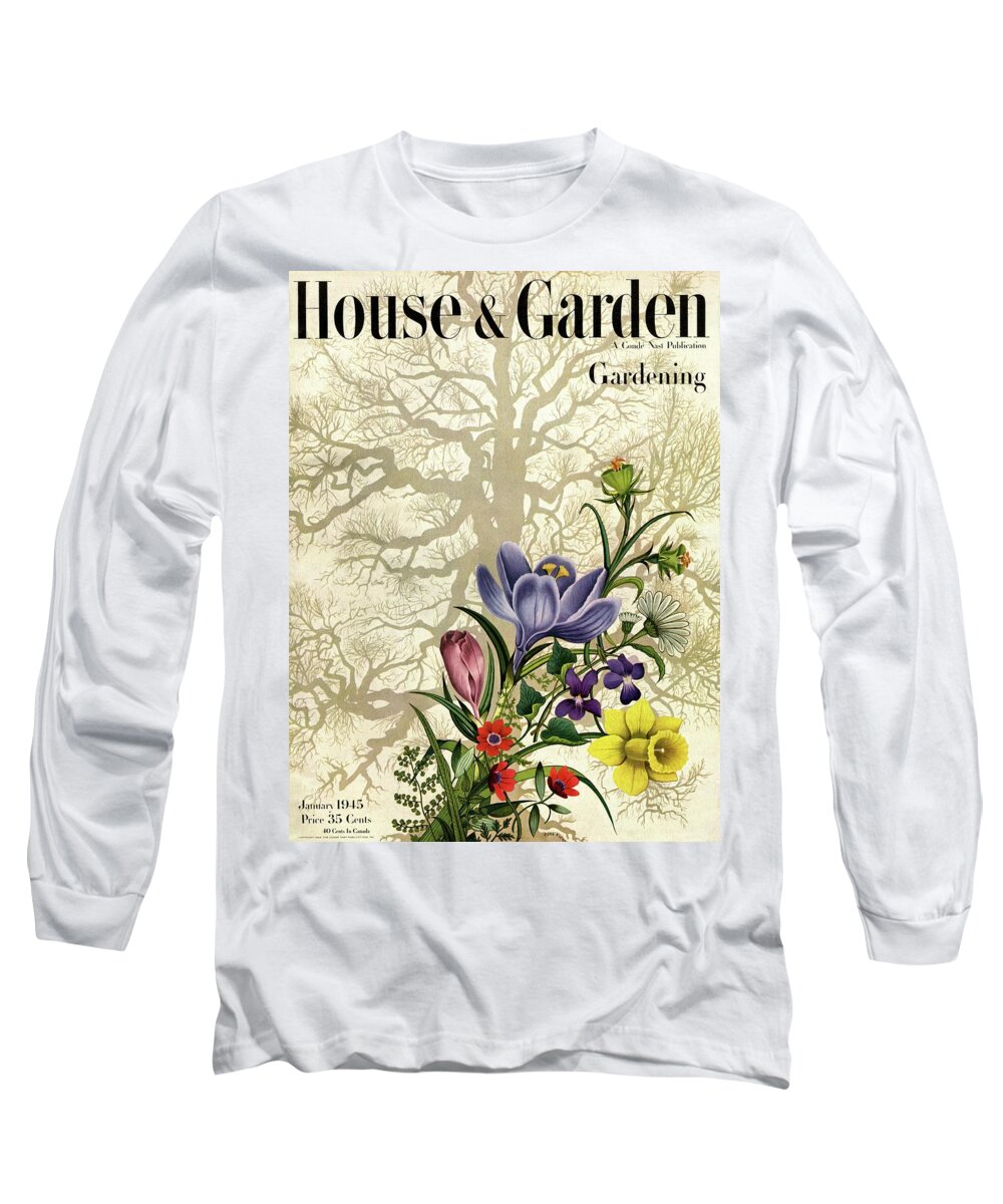 House And Garden Long Sleeve T-Shirt featuring the photograph House And Garden Cover #1 by Edna Eicke