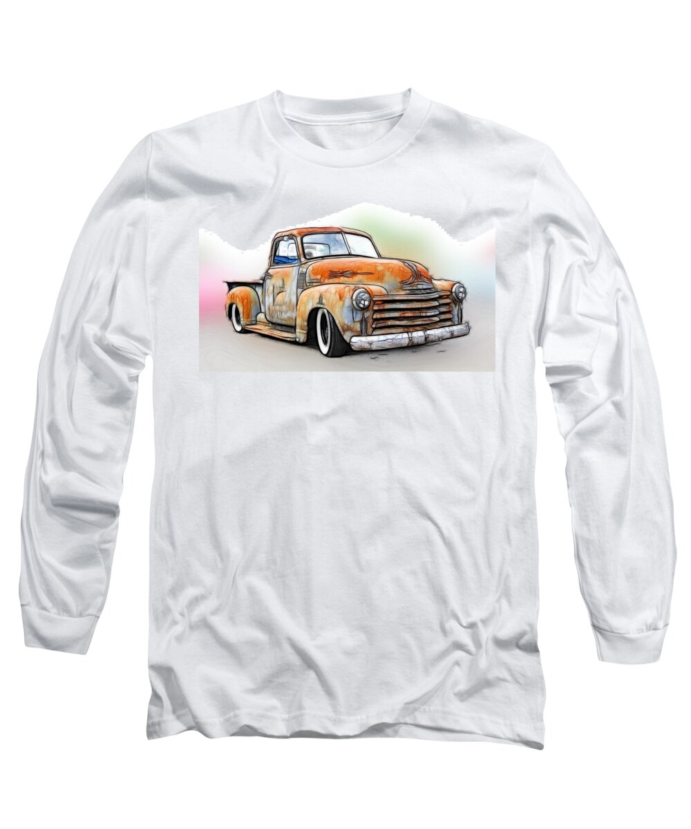 Classic Long Sleeve T-Shirt featuring the photograph 1950 Chevy Truck by Steve McKinzie