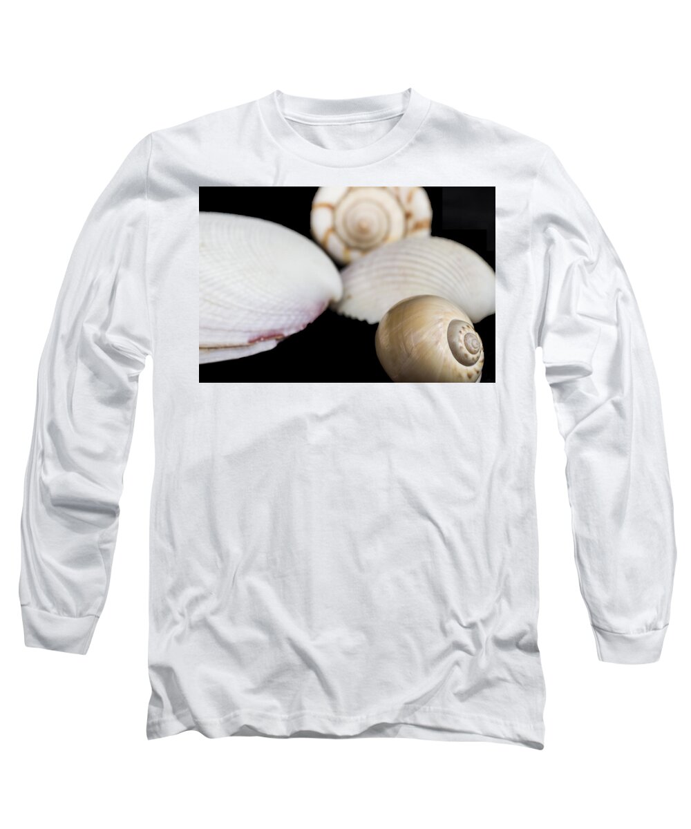 Marine Long Sleeve T-Shirt featuring the photograph Seashells #3 by Paulo Goncalves