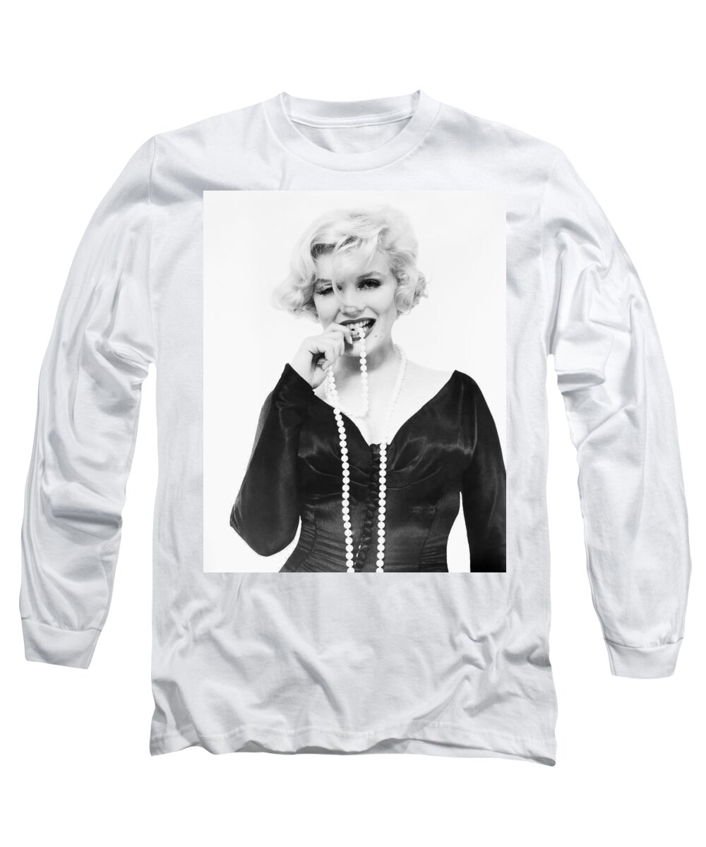 1959 Long Sleeve T-Shirt featuring the photograph Marilyn Monroe #3 by Granger