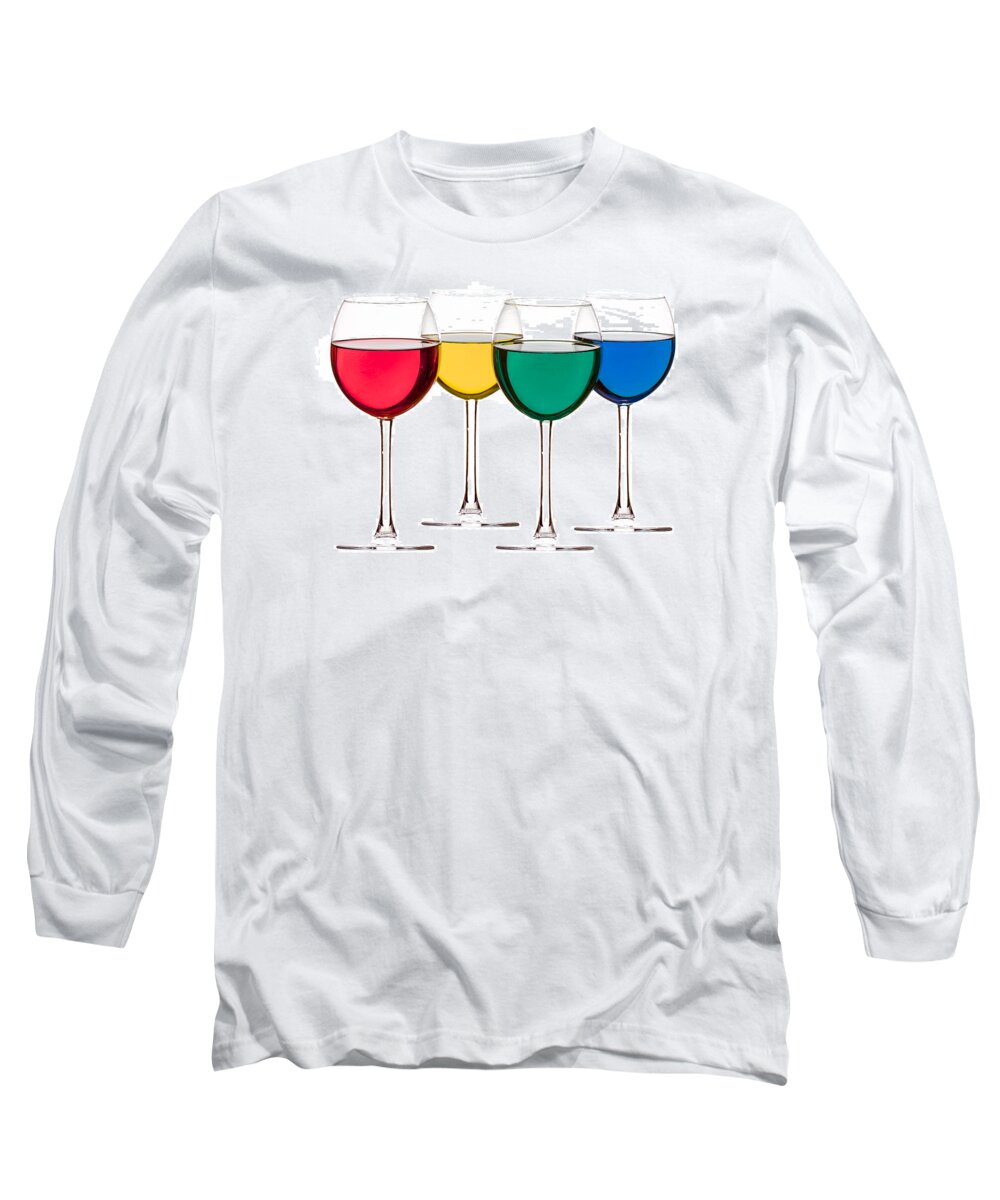Alcohol Long Sleeve T-Shirt featuring the photograph Colorful Drinks #8 by Peter Lakomy