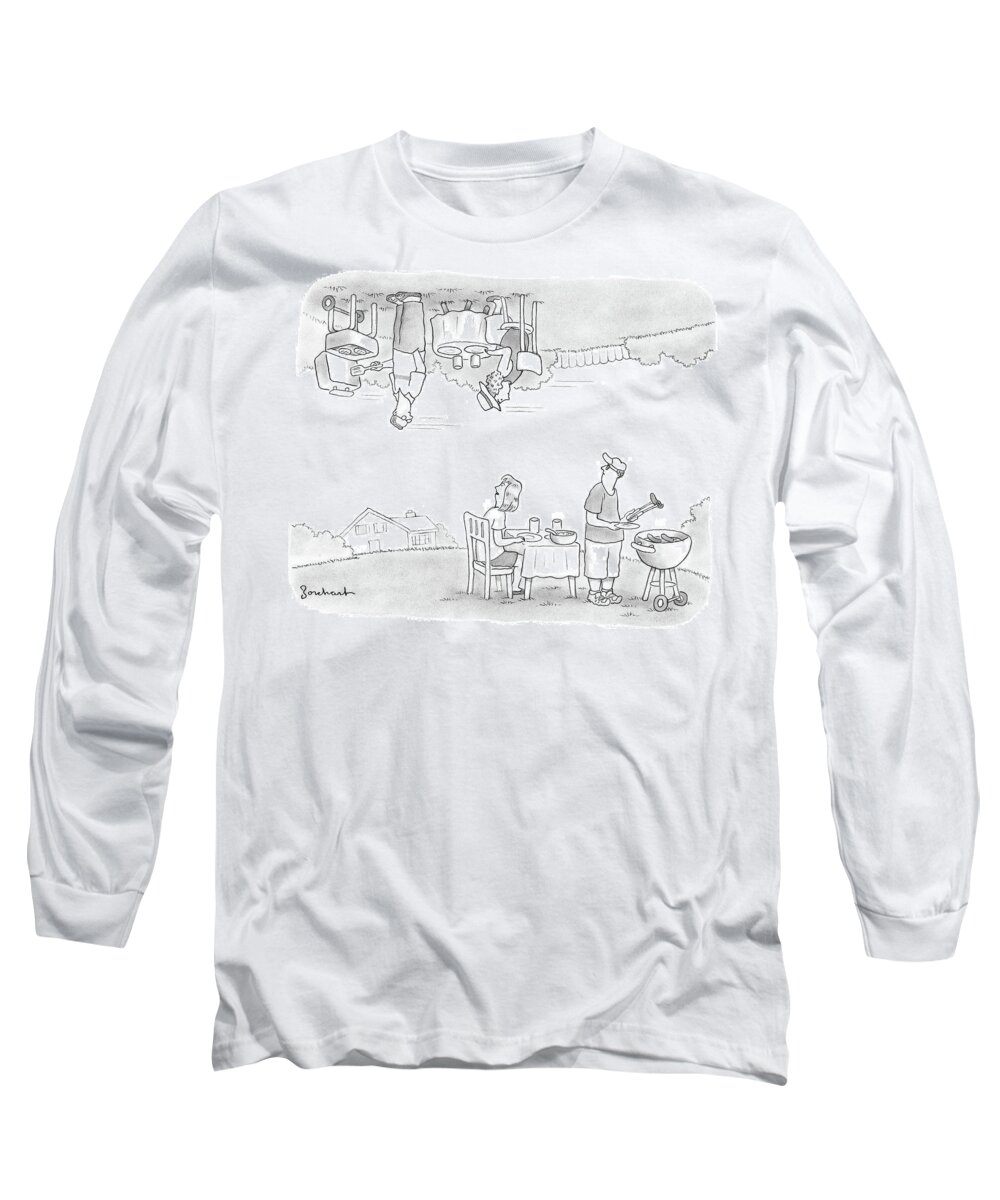 Look-alikes Long Sleeve T-Shirt featuring the digital art Add Your Own Caption Week #292 by David Borchart