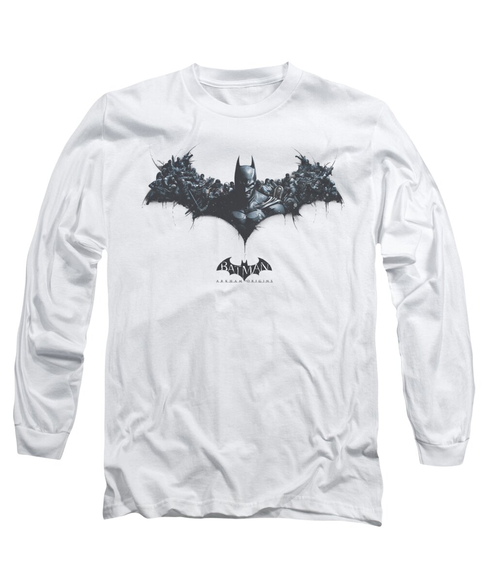 Rosefarve Metropolitan kedelig Batman Arkham Origins - Bat Of Enemies Long Sleeve T-Shirt by Brand A -  Fine Art America