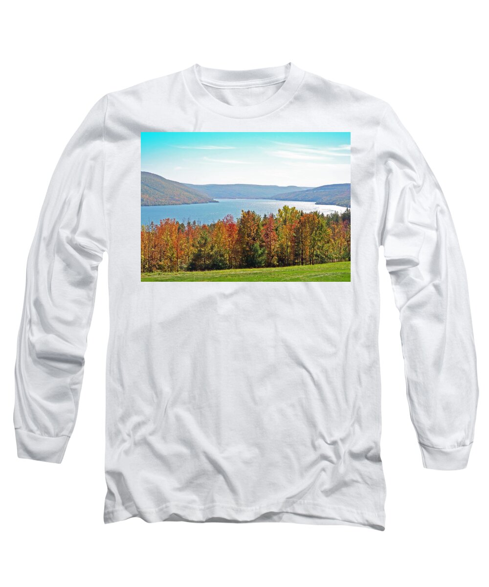 Landscape Long Sleeve T-Shirt featuring the photograph Bristol Harbour View by Aimee L Maher ALM GALLERY