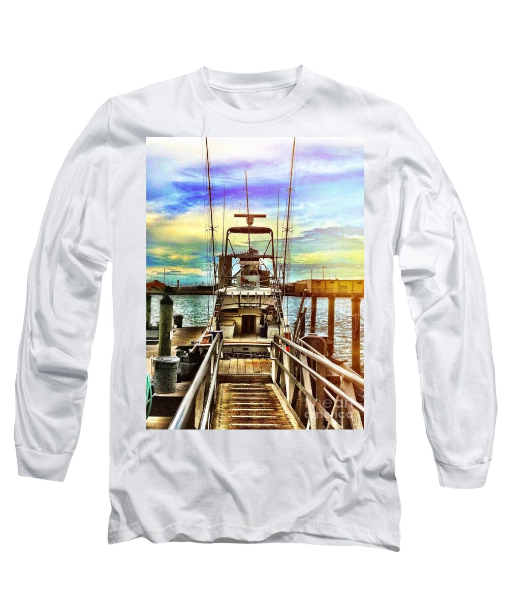 Centerfold Long Sleeve T-Shirt featuring the photograph Centerfold by Carlos Avila